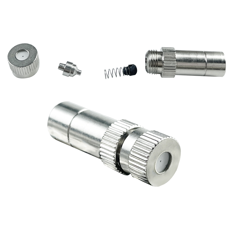 10PCS 8mm Nebbia Ugello di nebulizzazione Collegamento rapido Giardino Irrigazione dell'acqua Sprinkler per sistema di nebulizzazione a bassa pressione