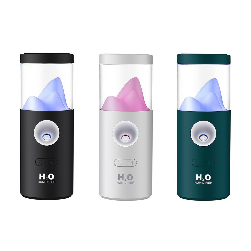 Usb Opladen Roterende Luchtbevochtiger 130 Graden Schudden Hoofd Verstuiver Grote Capaciteit Ultrasone Purifier