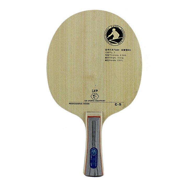 RITC 729 Friendship C5 with General Cross rubbers Table Tennis Racket blade ping pong