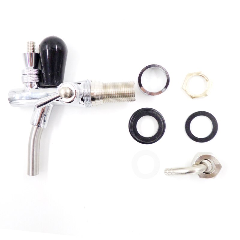 Draft Beer Tap Adjustable Faucet Flow Control Faucet G5/8 With Chrome/Golden Plating Home Brew Beer Bar Accessories