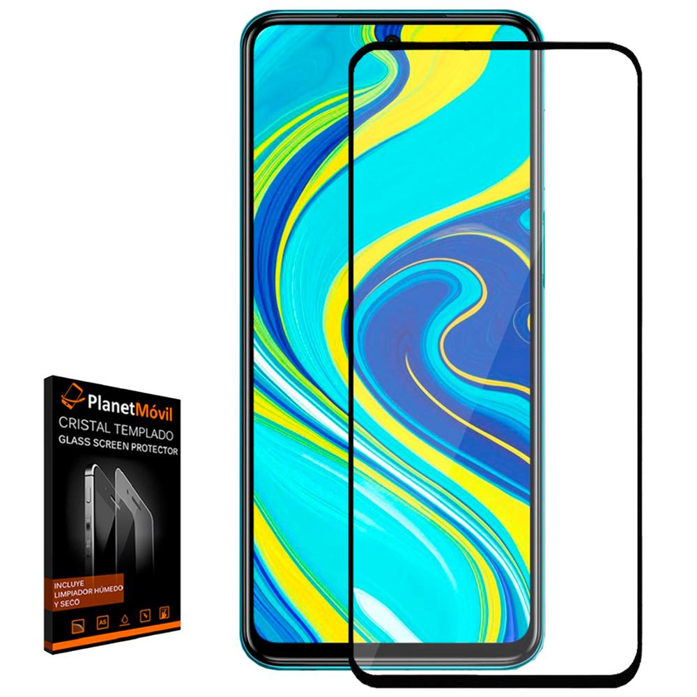 Compatibile con Xiaomi Redmi Nota 9S/Nota 9 pro / Max trasparente di caso + Protezione dello schermo di vetro a specchio pieno 3d pieno di colla