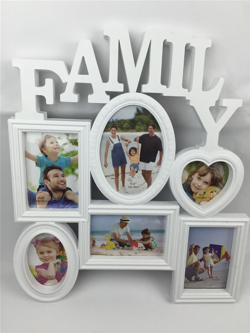 Collage Picture Frame 6 Openings Family Hanging Picture Frame Photo Frame For Wall Decor To Family