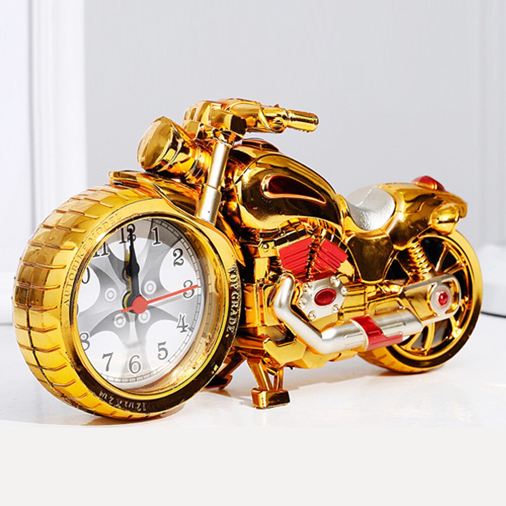 moto moto motif réveil bureau horloge créative maison anniversaire Cool horloge