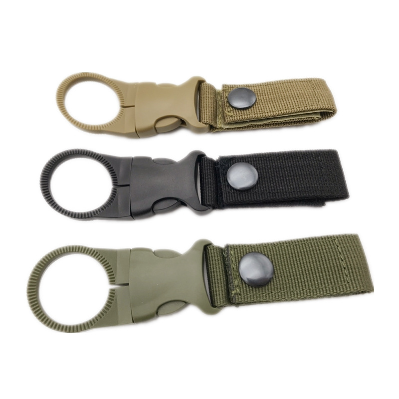 Gesp Haak Waterfleshouder Clip Outdoor Nylon EDC Klim Karabijnhaak Riem Rugzakhanger Kamp Karabijnhaak Riemclip