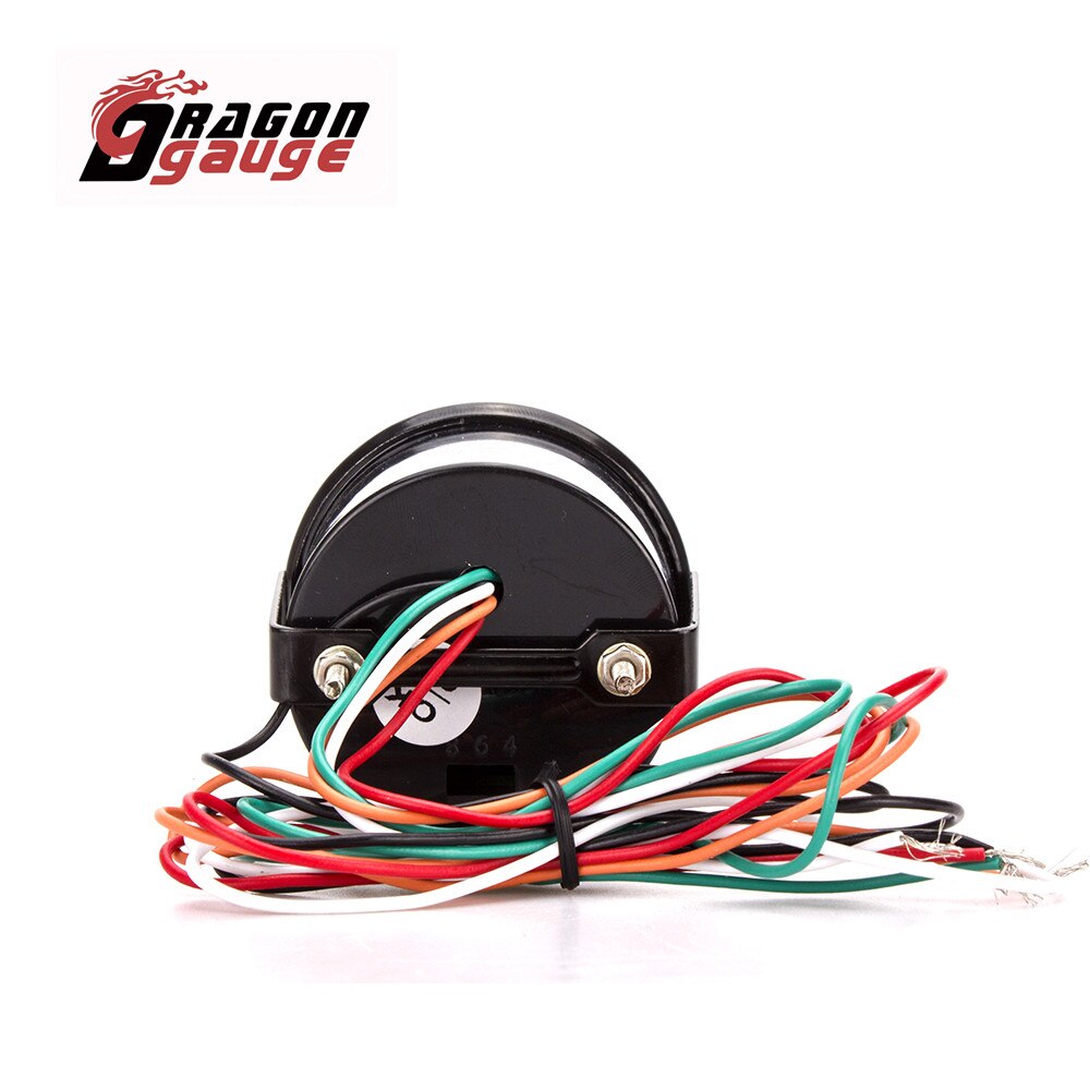 DRAGON GAUGE 52mm Tachometer Voltage Water Temp Oil Temp Oil Press Boost Vacuum Air Fuel Ratio Exhaust Temp LED Digital Display