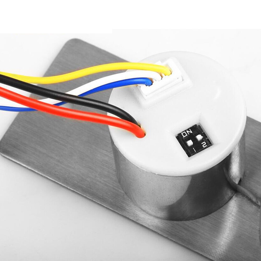 DC 12V Mini Elektrische Bolzen Lock Fail Safe Edelstahl Magnet Elektrische Türschloss 5 drähte feedback lock Einfach zu Installieren