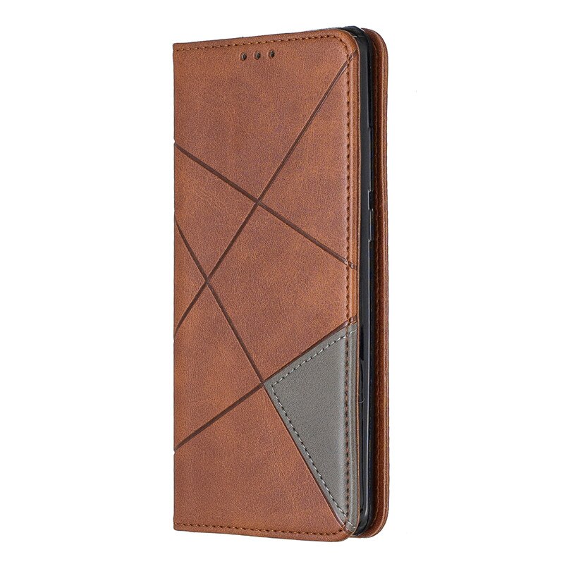Funda de cuero magnética para Samsung Galaxy A20e, carcasa delgada na para Samsung A20, A205F, A, 20e, A202F S, funda de teléfono de negocios con tapa: A20 / Castaño