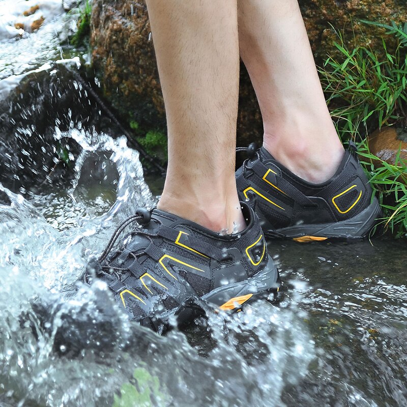 Sommer herre vandreture vandsko aqua vade sko udendørs svømme hurtig tørre fodfod vandsko strand sportssko