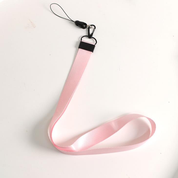 1 Pcs Cute Candy Solid Color Lanyards Neck Strap for Keys ID Card Mobile Phone Straps Badge Holder DIY Hang Rope Stationery: 3
