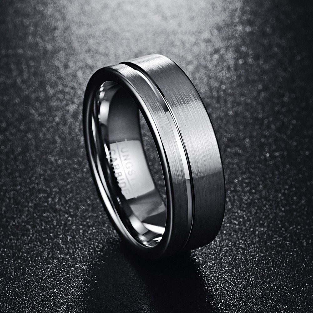 Klassische Männer Edelstahl Ring Frauen Hochzeit Bands modisch Mutter Ringe Schmuck Für Weibliche Beste