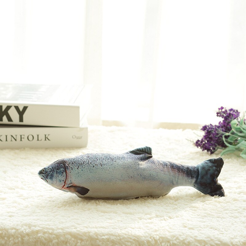 Beat Simulation poisson jouet chat enfant électrique sauteur balançoire peluche Robot poissons 90s jouets pour enfants interactif animal de compagnie virtuel: 5