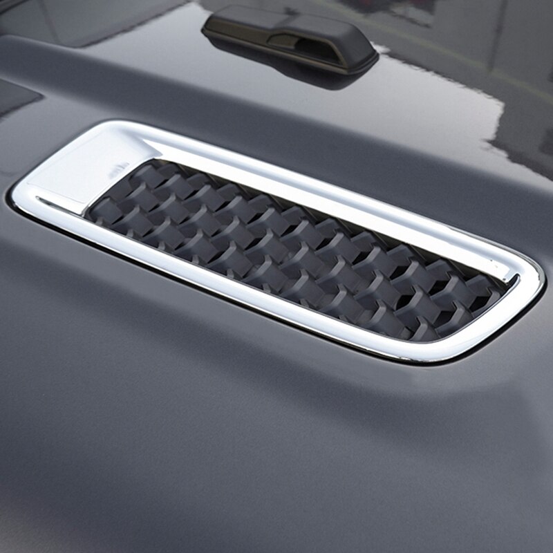 Car Engine Hood Air AC Outlet Vent Decoration Cover Sticker for Jeep Wrangler JL + Car Stickers
