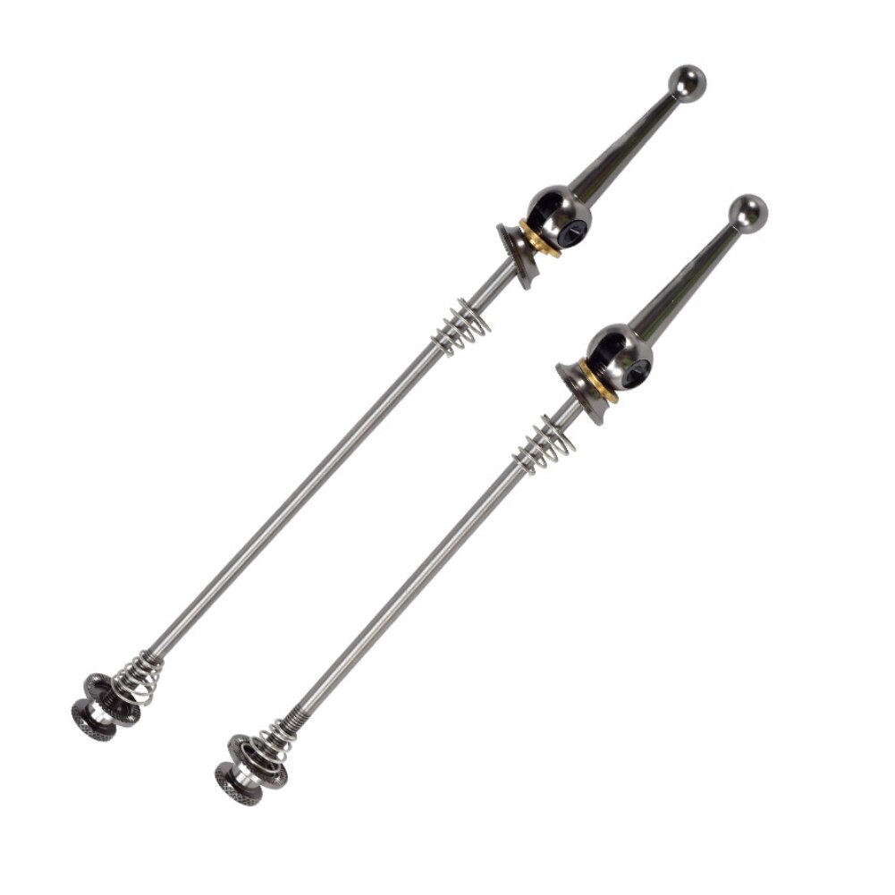 Quick Release Rod1 Pair Bicycle Wheel Quick Release Hub Front Rear Axle Skewer Set Titanium Alloy Accessories For MTB Road Bike: Silver