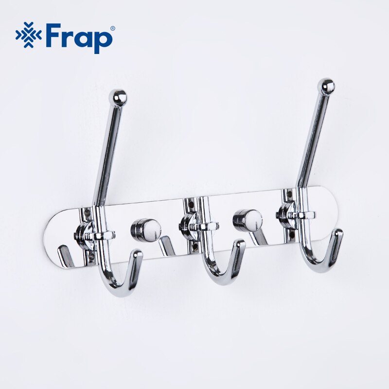 Frap zinklegering verchroomd Kleding Haak Vaste Badkamer Handdoek Hanger F201-3