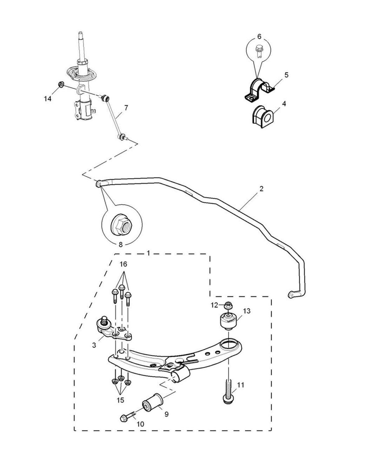 Buje de brazo de Control delantero grande/pequeño para coche ROEWE MG3, recambios de motor de coche 30003598, 2 uds./kit
