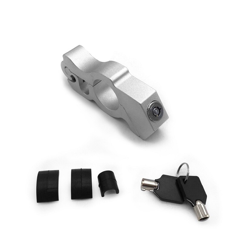 Zamki bezpieczeństwa blokada kierownicy motocykla dopasowanie chwyt ulica bezpieczeństwo skuter Atv brud rower'i automatyczny ochrona przed kradzieżą