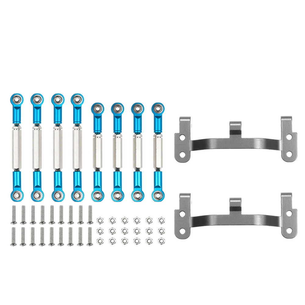 WPL B1 B-1 B14 B-14 B24 B-24 C14 C24 1/16 RC Car Spare Parts Upgrade Metal Pull Rod Steering Pull Rod Servo Rod Pull Rod Base