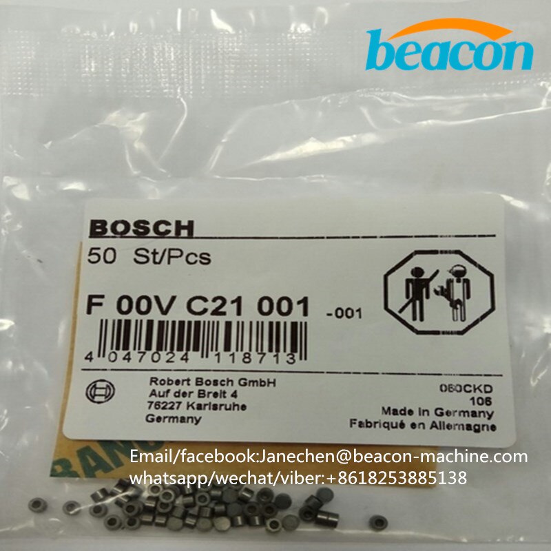 Beacon F00VC21001 diesel fuel injector Ball Seat Steel Ball Bearing FOOVC21001 for injector 0 445 110 series