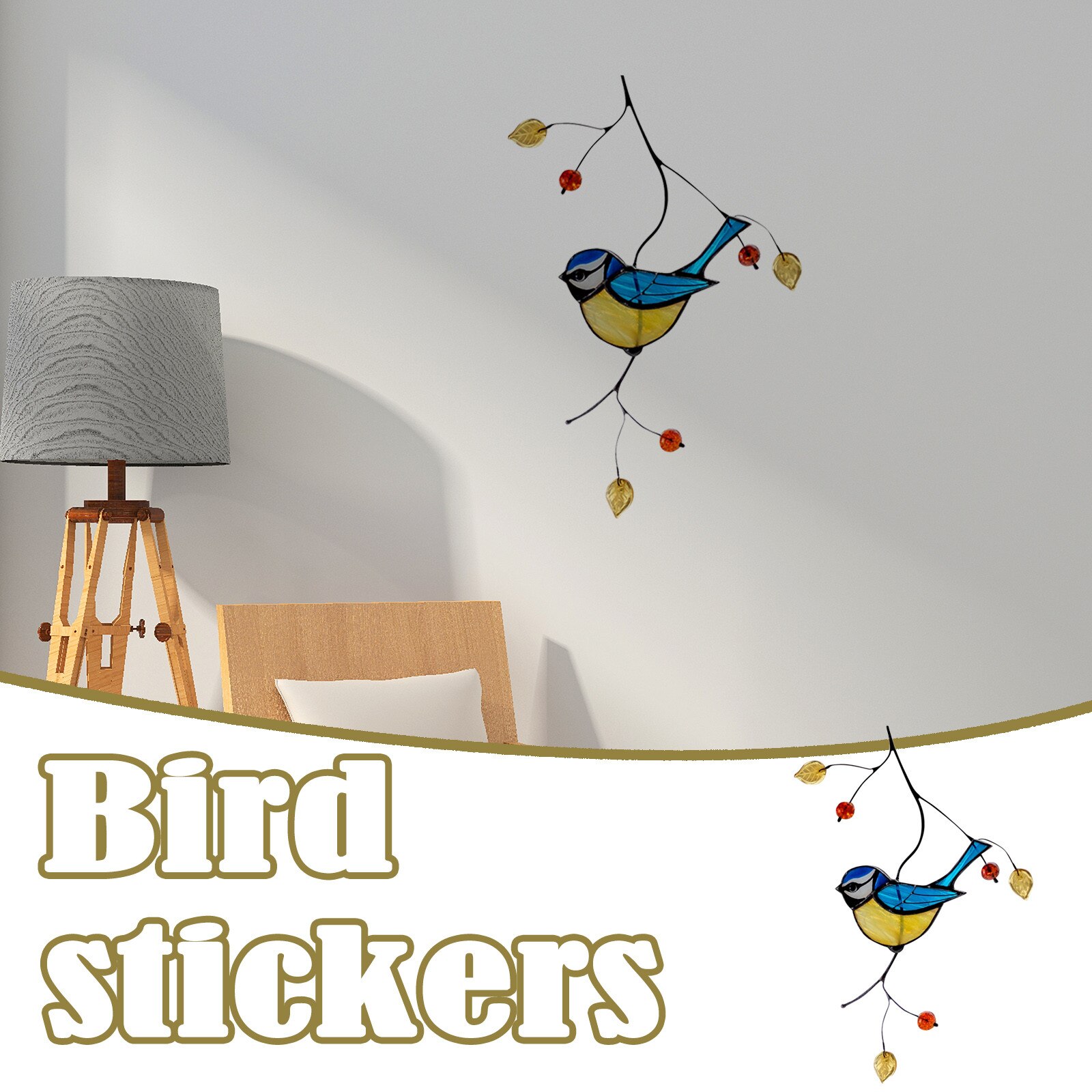 Kleurrijke Vogels Muursticker Home Decor Woonkamer Decals Behang Slaapkamer Nursery Window Decor #50G