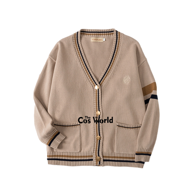 Shui Yuan Ding-cárdigan de punto de manga larga, – Grandado