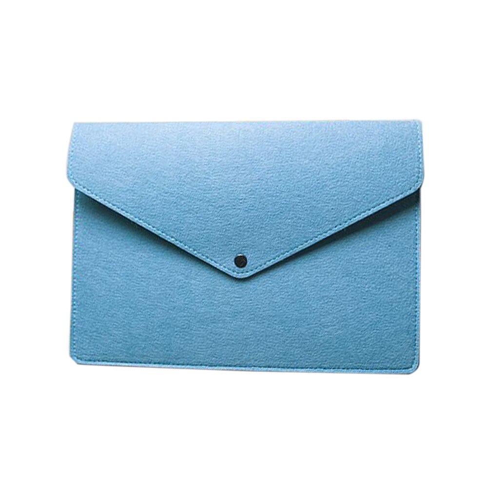 Sac A3 Simple et une couleur pour Documents, portefeuille d&#39;affaires de grande capacité, dossier de fichiers, produits en feutre pour le dépôt de Documents, 1 pièce: sky blue	