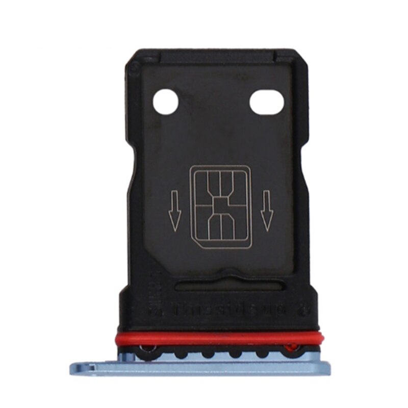 Slot Halfter Dual SD Für OnePlus 9 9Profi OnePlus9 9R SIM Karte Leser Tablett Buchse: OnePlus 9R Blau