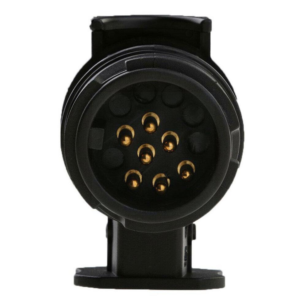 Duurzaam 13 Om 7 Pin Plug Adapter Trailer Connector Waterdichte Bescherm Adapter Connector Trekhaak 12V Stekkers Towing Socket B5R3