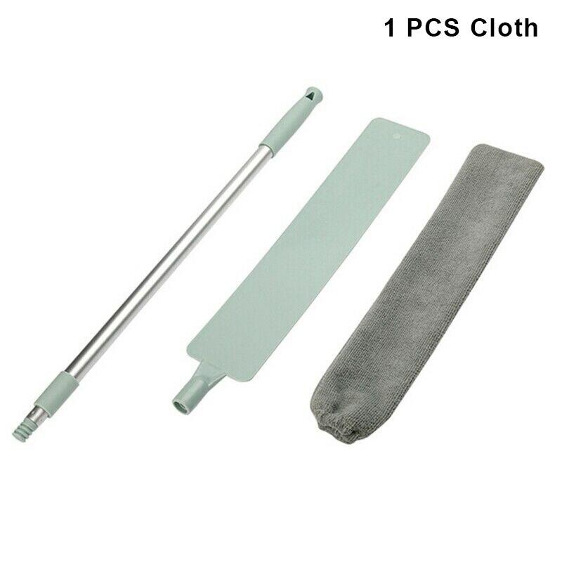 Mopa de mango largo reutilizable para limpieza del hogar, cepillo de limpieza, mopa de mango largo, herramientas de limpieza para el hogar, cepillo para barrer, Plumeros: 95cm Length adjustab