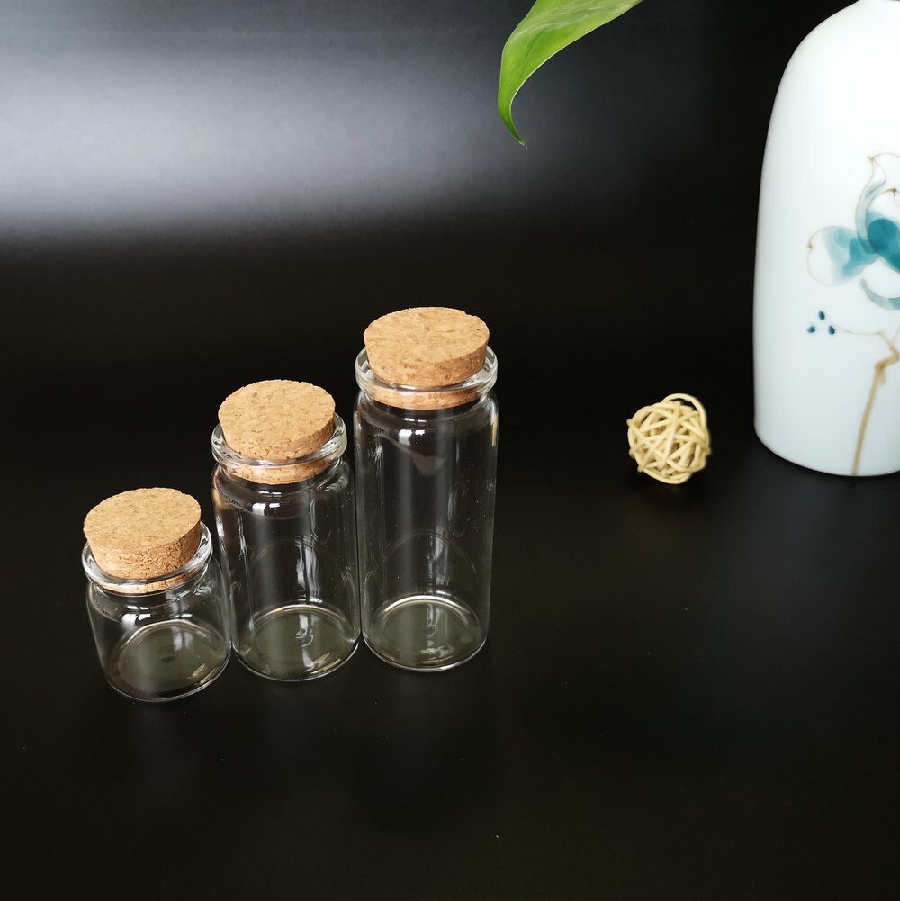 Bouteilles en verre de 20ml/50ml/65ml/90ml, bocaux... – Grandado
