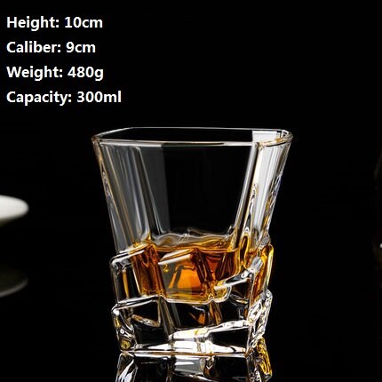 Verre à whisky carré en cristal, pour la maison, Bar, bière, eau et fête, hôtel, verres de mariage, , verres à boisson: J
