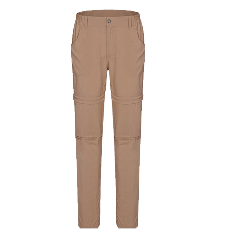 Facecozy dame vår sommer utendørs turbukser avtagbar sommer camping fiske shorts hurtigtørkende bukse dame: Khaki / Xl