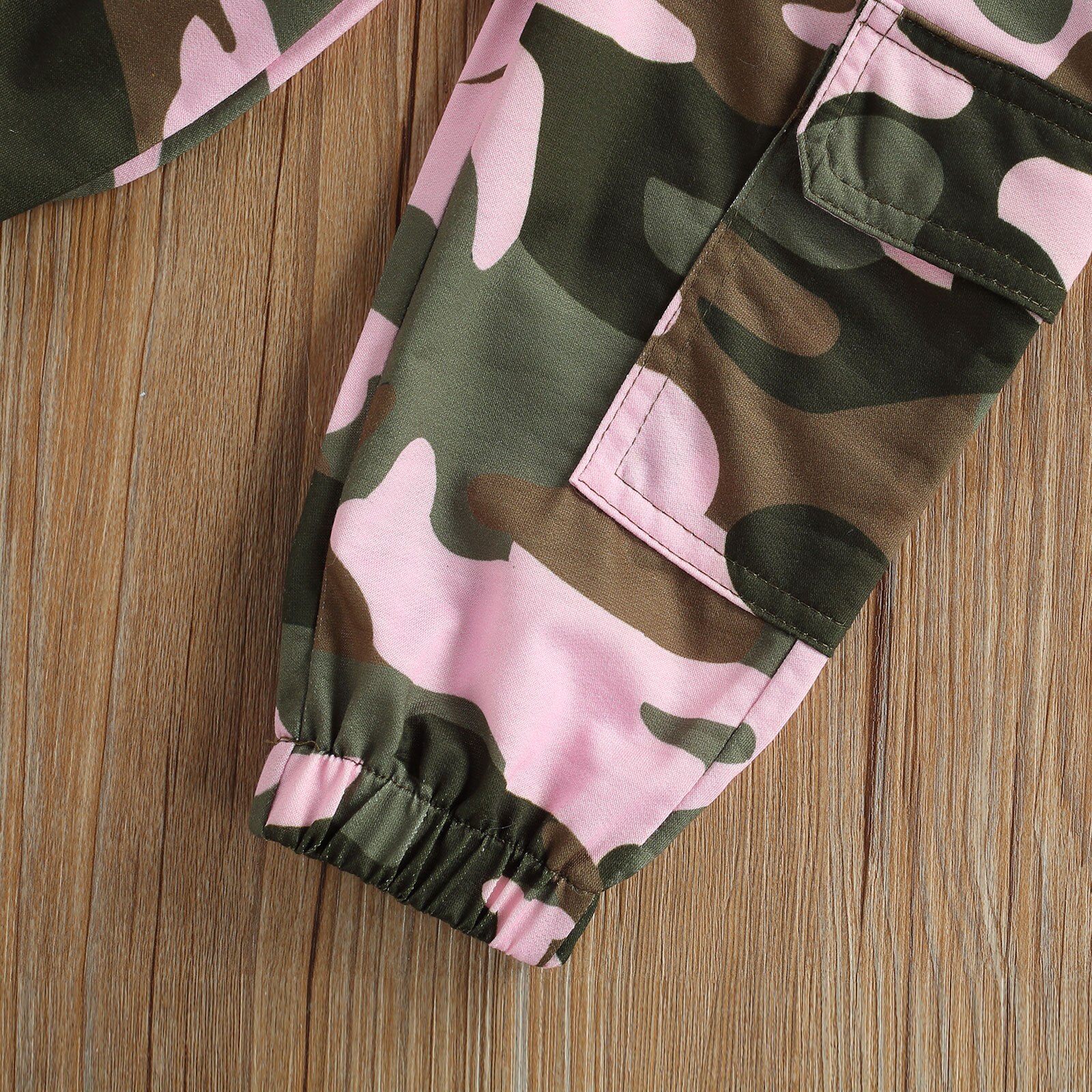 Sport 1-6y småbørn børn baby pige tøj 2 stk outfits ærmeløs t-shirt+camouflage bukser sommer bomulds sæt