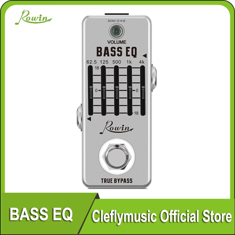 Rowin LEF-317B Guitar bass EQ Pedal Effect Adjust the tone to achieve the desired effect