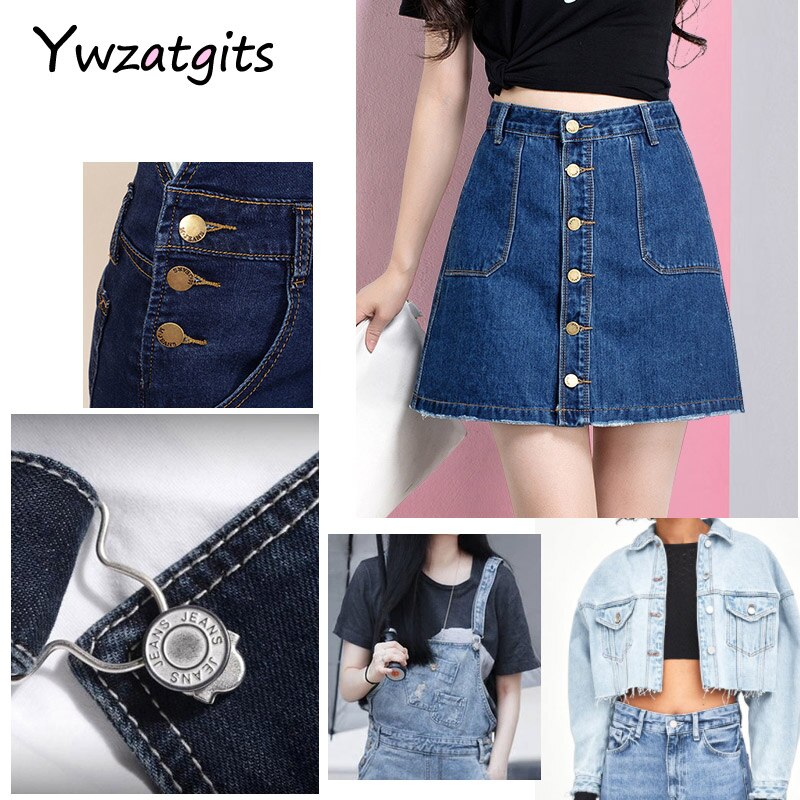 Ywzatgits 20 Set/partij Metalen Knoppen Gemengde Stijlen Metalen Schacht Voor Jeans Fasterners Diy Naaien Kleding Accessoires YG1319