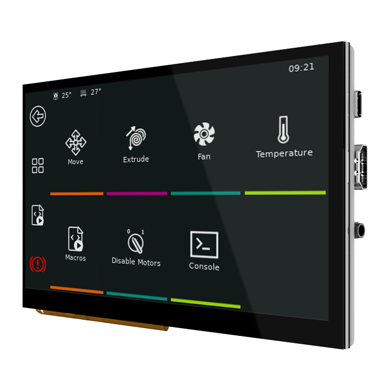 BIGTREETECH HDMI7 HDMI5 Touchscreen 7 '' 1024x600 HDMI IPS Display Capacitief voor Raspberry Pi4 Mini PC Monitor 3D Printer Onderdelen