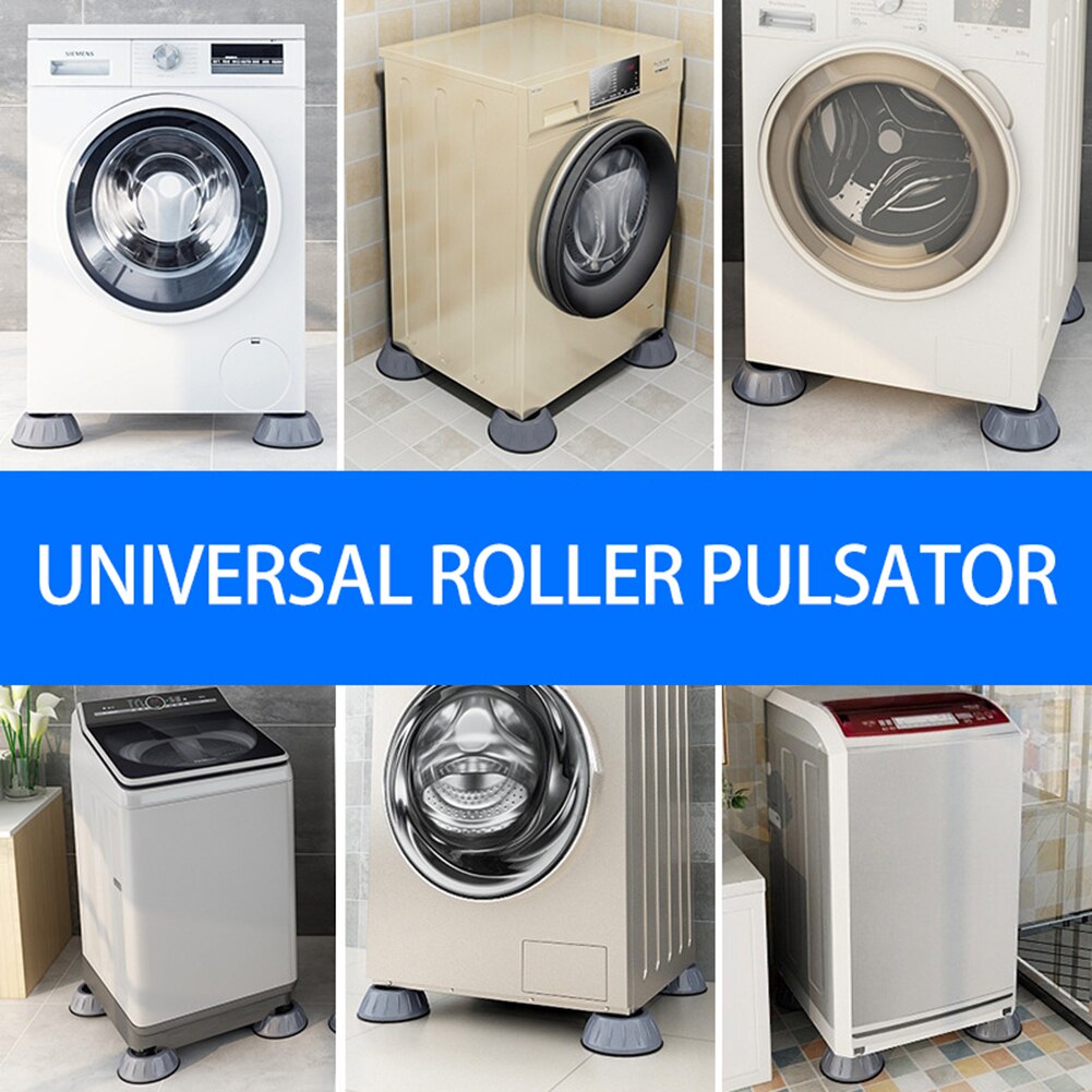 4Pcs/set Anti Vibration Feet Pads Rubber Legs Anti-Vibration Pad Dryer Refrigerator Base Fixed Non-Slip Pad