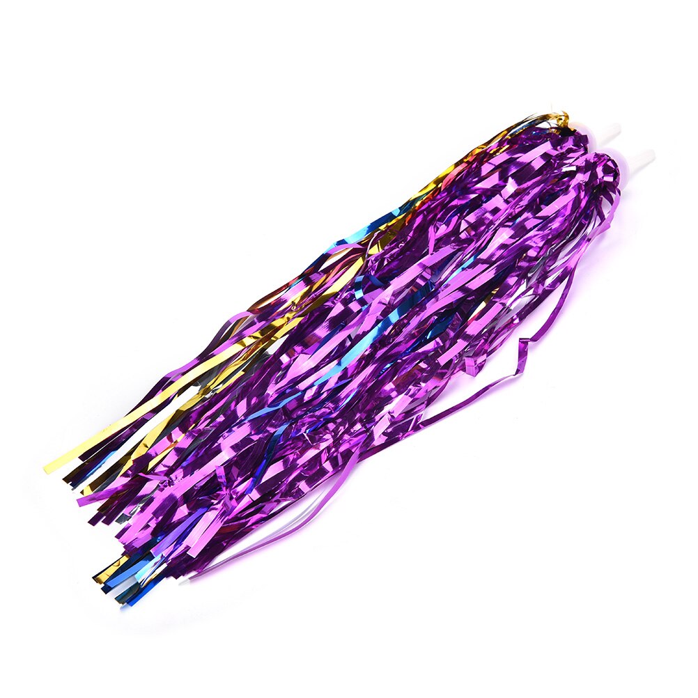 1 Pair Bicycle Handlebar Tassels Kids Scooter Tricycle Handlebar Tassels Bike Cycling Handle Grips Decoration PE Streamers