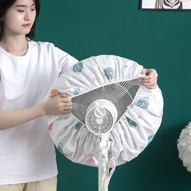 Stand Floor Fan Cover Fan Guard Storage Bag Full Coverage Dust Cover Protective Cover Dustproof Fan Protector Case Organizer
