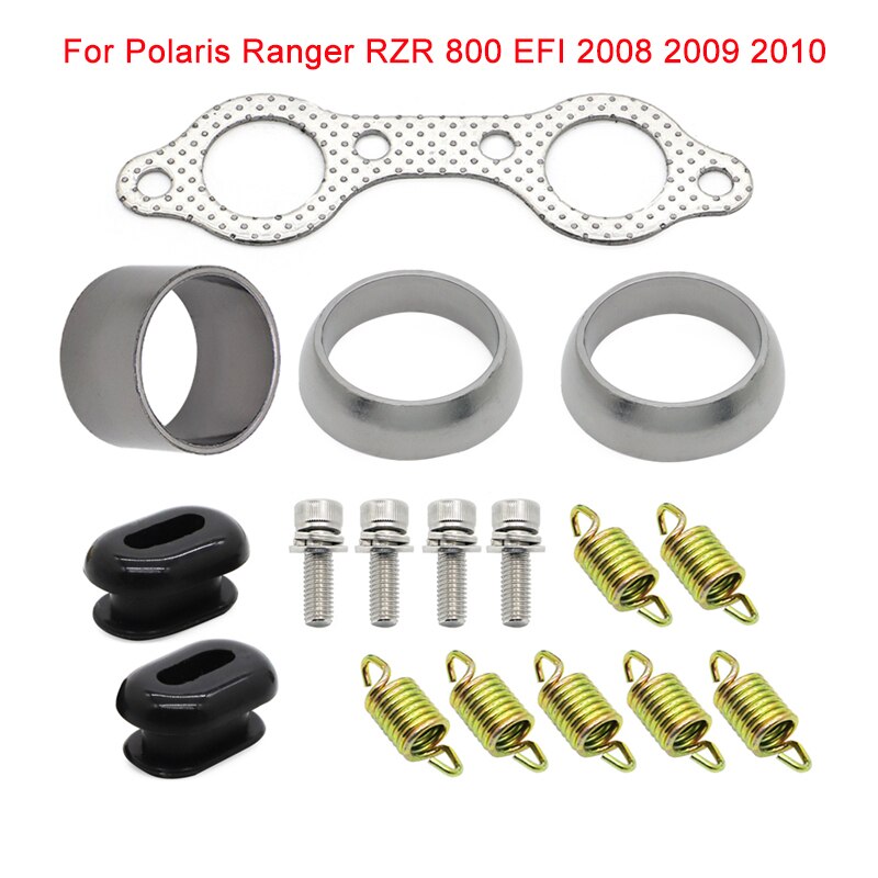 Kit Ressorts Joints échappement BREAUX - Pour Polaris RZR 800 2009-2014, Remplace 5811511, 3610047, Etc.