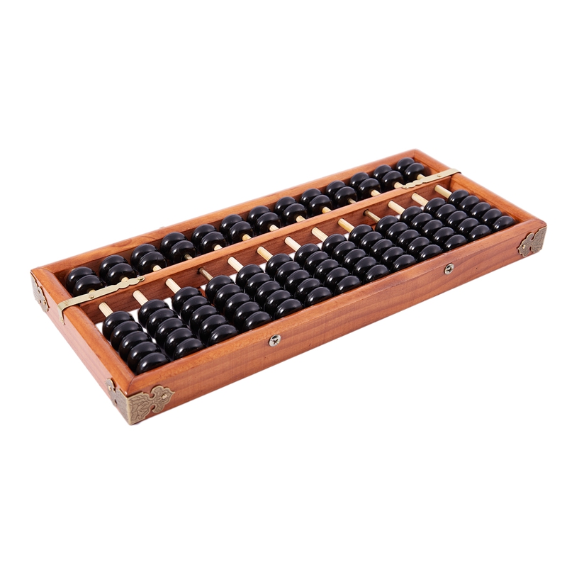 Vintage-Style Chinese Wooden Abacus, Chinese Lucky Calculator