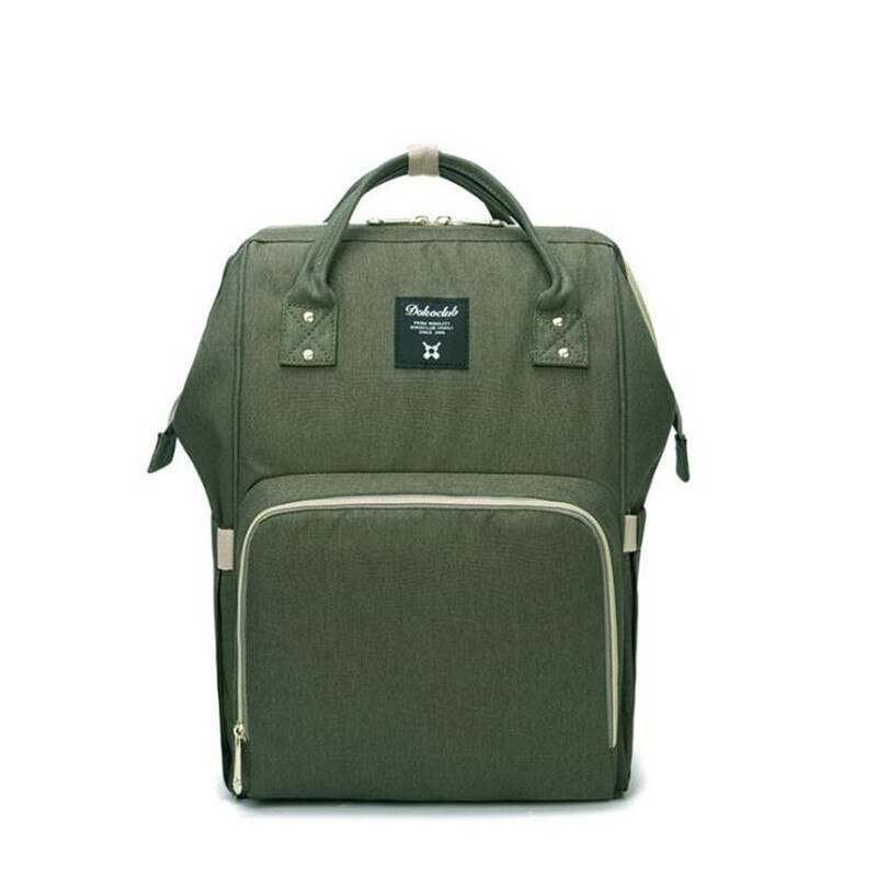 Dokoclub Baby Windel Tasche Große Kapazität Windel Tasche Reise Rucksack Mumie Pflege Taschen Multifunktionale Mutterschaft Tasche für Mutter: Olive Grün