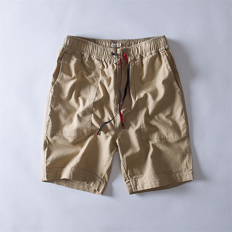 IEMUH Brand Quick Dry Beach Shorts Men Sport Shorts Beach Surf Shorts Men's Surfing Boardshorts Bermuda: Khaki / XL