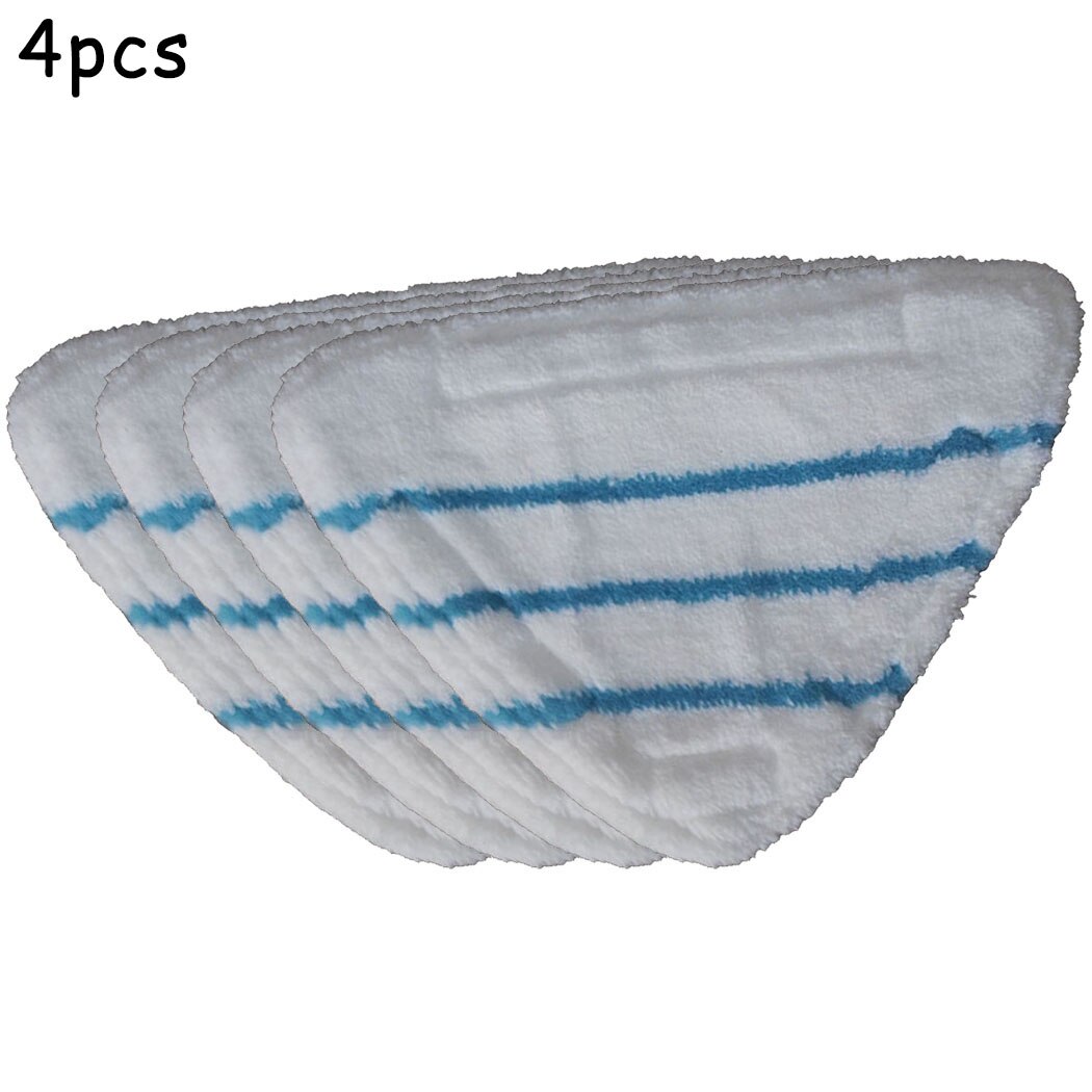 4 X Mop Pads For BELDRAY MOSS VOCHE GROUNDLEVEL Steam Floor Microfibre Head Rag Household Bathroom Clean mops floor cleaning