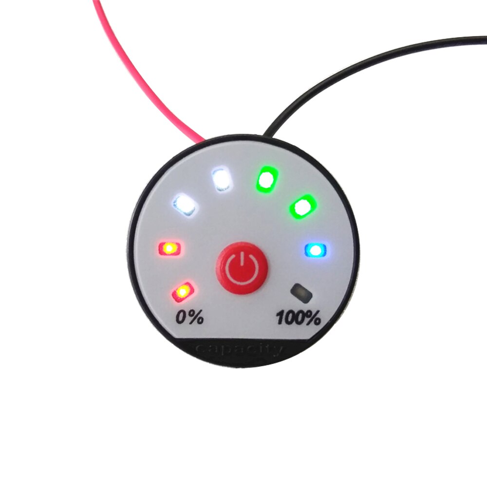 DC 8-65V LED Battery Tester Lithium Lead Acid Li-ion Lipo Battery Capcacity Indicator Car Motorcycle 18650 Battery Monitor