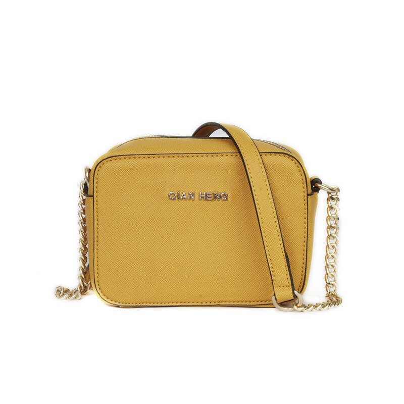 Sacs à bandoulière oreiller en polyuréthane sacs à main et sacs à main pour femmes: yellow