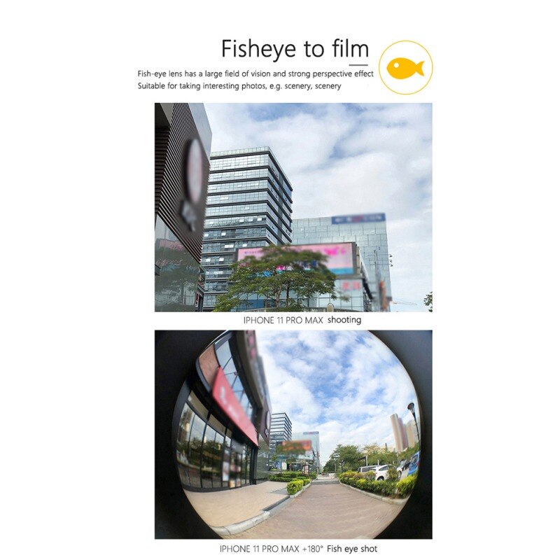 Mobile Lens Phone Lentes Wide Angle Macro Fisheye Portrait Telephoto CPL Filter Lens For Smart Phone 11/PRO/PRO Max