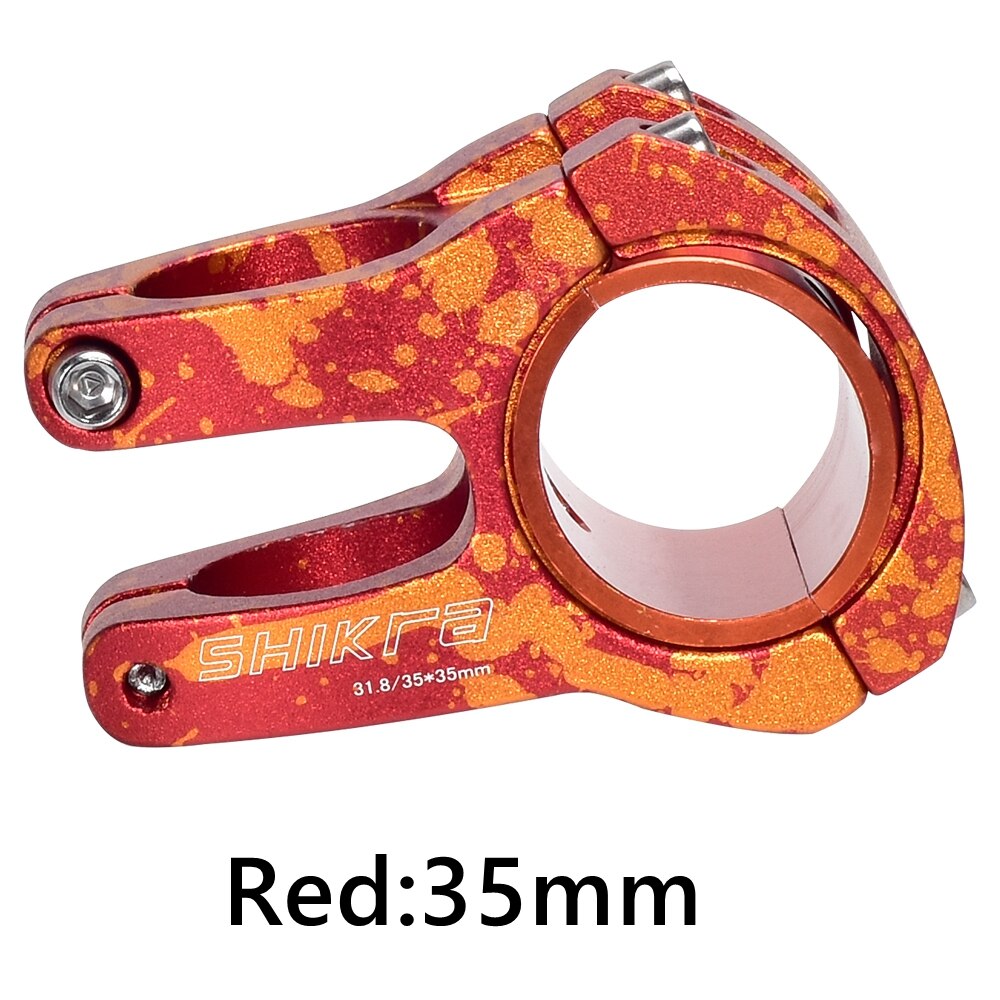 Mountain Bike Stem 31.8/35mm 35mm/50mm Dazzle Bicycle Stem Ultralight Aluminum Short Handlebar Stem Riser for MTB DH FR