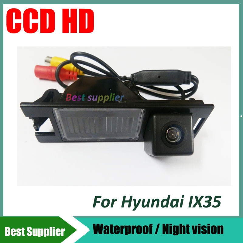 Ccd hd automatisch parkeersysteem, achteruitrijcamera voor hyundai  ix35, nachtzicht, waterdichte achteruitrijcamera