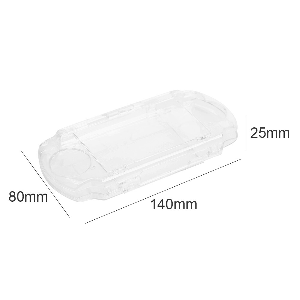 Clear Protective Cover Hard PC Case for PlayStation Portable Core PSP 1000 Handheld Game Console Transparent Shell Accessories