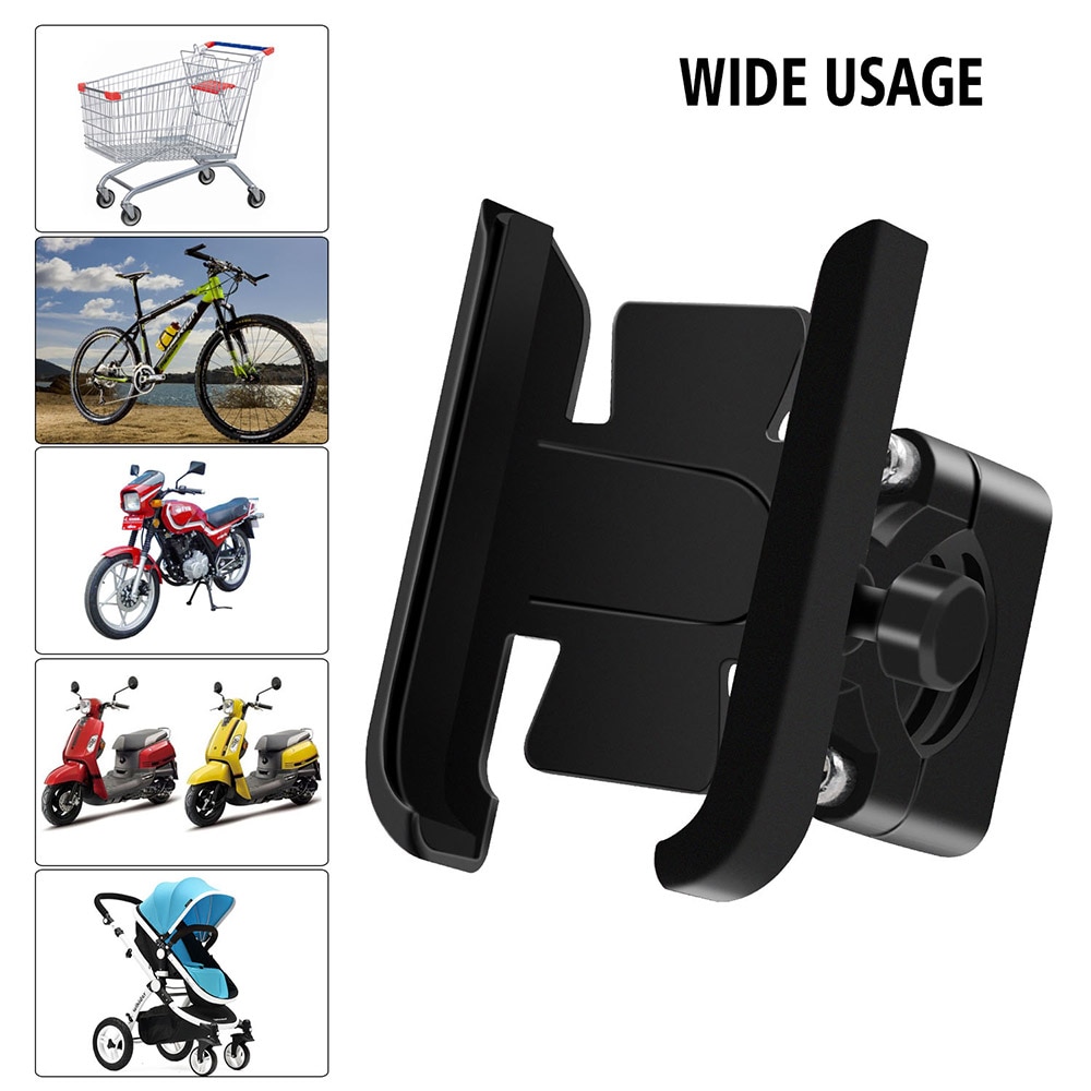 ACCNIC Motorcycle Bicycle Phone Holder Stand Bike Phone Holder Aluminium Cell phone Support Bracket For 4-6.5 inch Smart phone